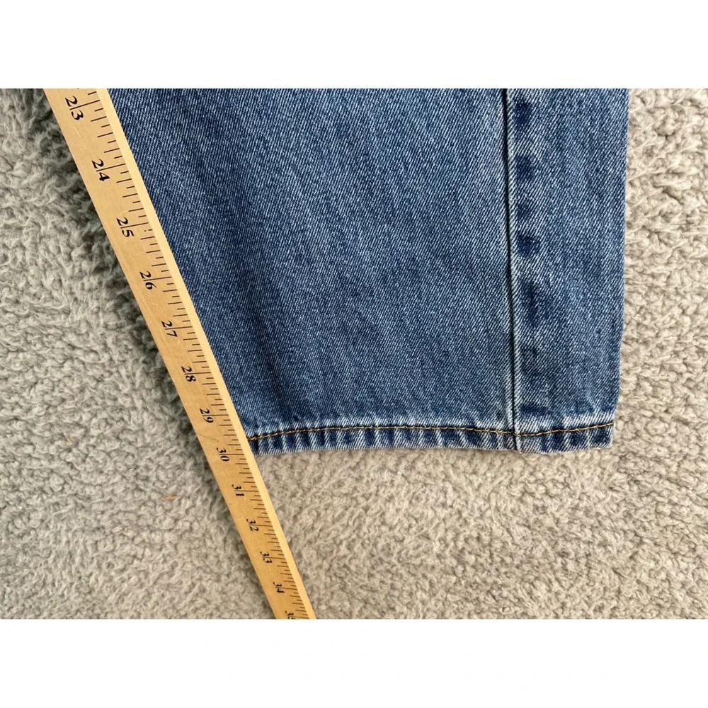 Levi's 505 Regular‎ Fit Jeans Mens 36x32 Blue Excellent Straight Leg Denim